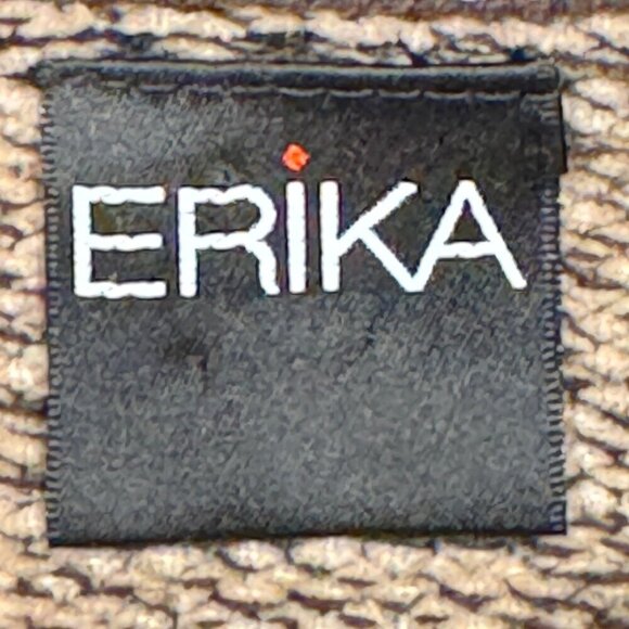 Vintage 80s Erika Classics Full Zip Knit Sweater Cardigan Women Size's Large - Picture 6 of 8